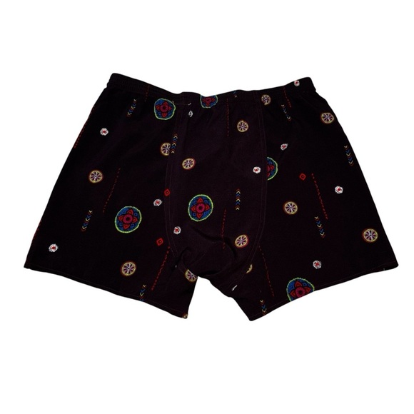 Urban Outfitters BDG Men's M Medium Boxer Shorts NWOT Aztec Print Brown - Picture 6 of 7